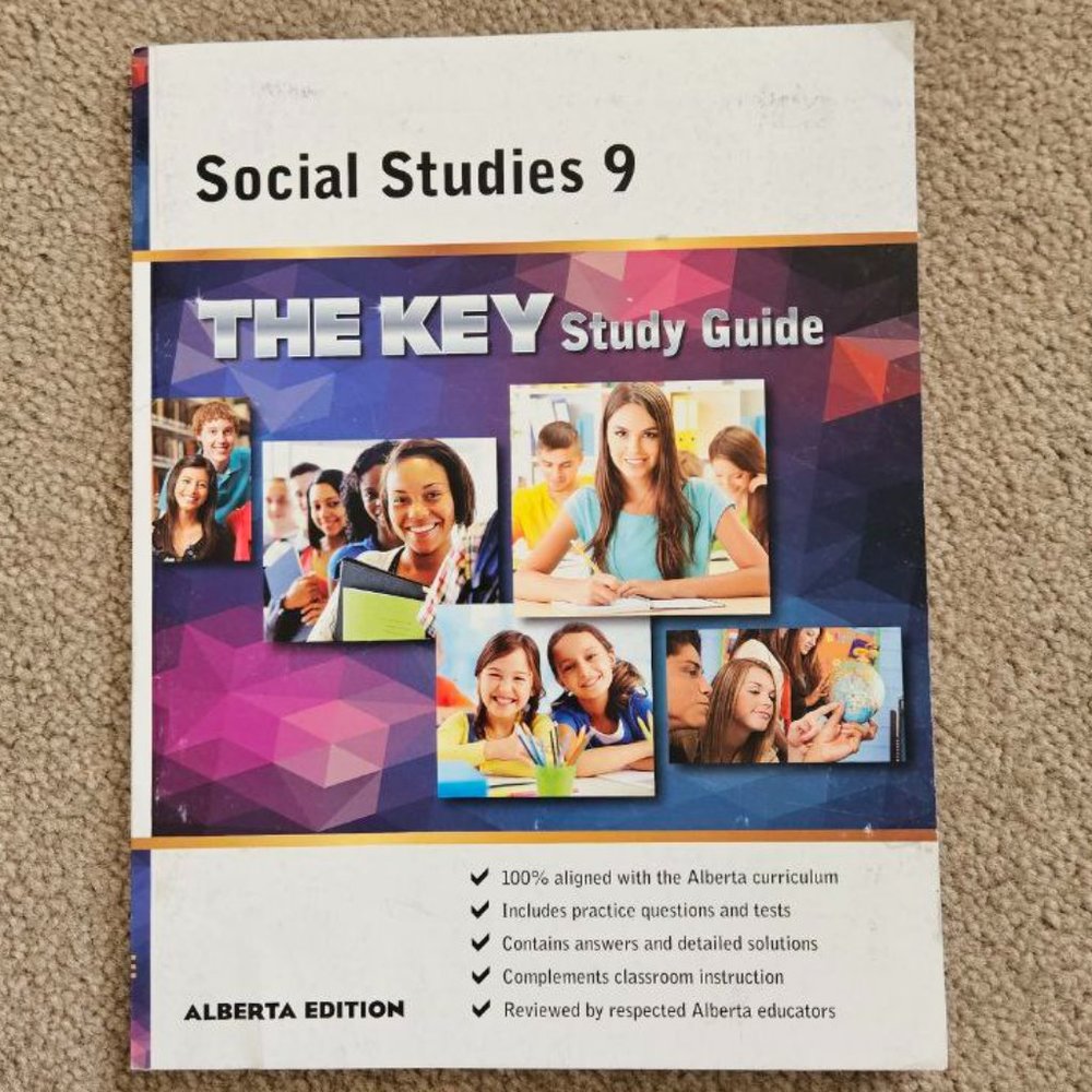 The Key Study Guide - Alberta Social Studies 9 - Paperback